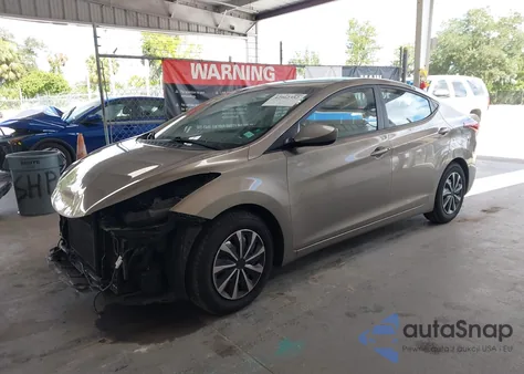 2016 Hyundai Elantra Se из США, поврежденный, VIN 5NPDH4AE2GH781967